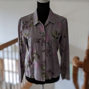 Coldwater Creek linen blend blazer